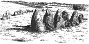 Ship-formed burial place by Gl. Lejre